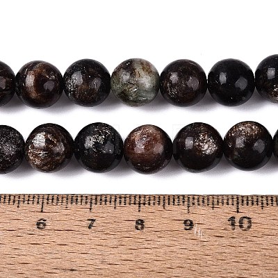 Natural Biotite Beads Strands G-Q616-01D-1