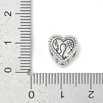 925 Sterling Silver European Beads STER-R005-02AS-05-1