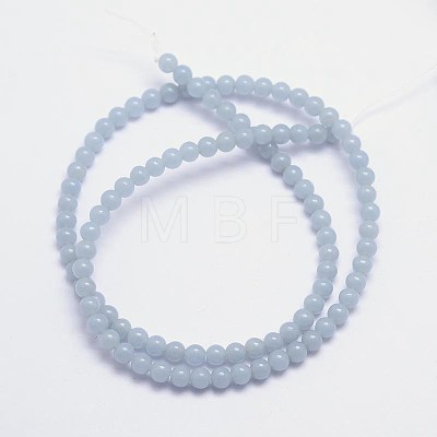 Natural Angelite Beads Strands LS-G-L411-18-4mm-1