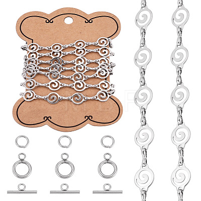 DIY Chain Necklace/Bracelets Kits DIY-TA0015-95P-1