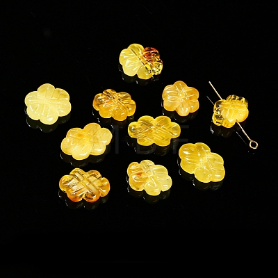 Natural Beeswax Carved Beads PW-WGCFFA3-02-1