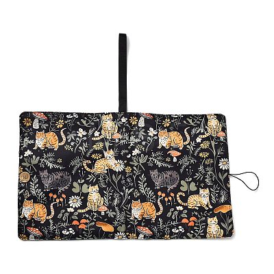(Defective Closeout Sale: Centerline Asymmetry)Polyester Multilayer Book Cover AJEW-XCP0002-78C-1