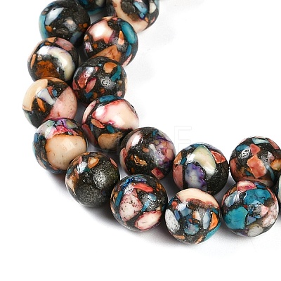 Natural Howlite Beads Strands G-Q017-C03-04-1