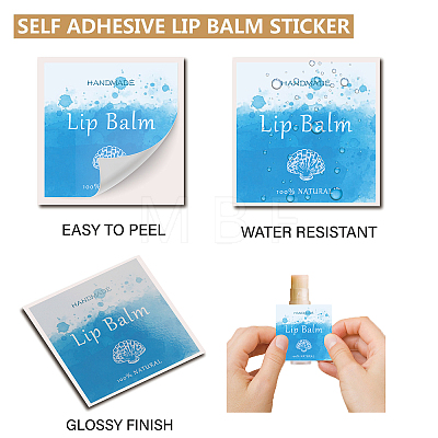 80Pcs 8 Style Custom Lip Balm DIY Label Sticker DIY-CP0007-95I-1