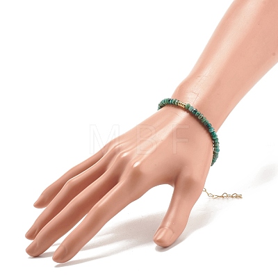 Natural Malaysia Jade(Dyed) Beaded Bracelets for Women or Men BJEW-JB07791-05-1