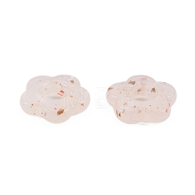 Marbled Stone Style Opaque Acrylic Beads OACR-G009-06B-1