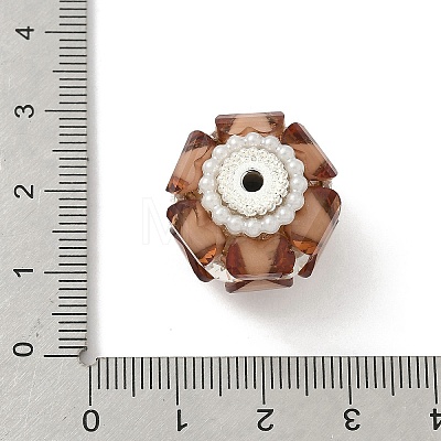 Transparent Acrylic Beads CLAY-NH0003-04S-08-1