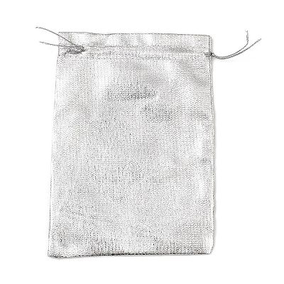 Rectangle Polyester Bags with Nylon Cord ABAG-E008-01B-11-1