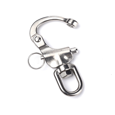 316 Stainless Swivel Eye Snap Shackle Quick Release Bail STAS-WH0025-17B-1