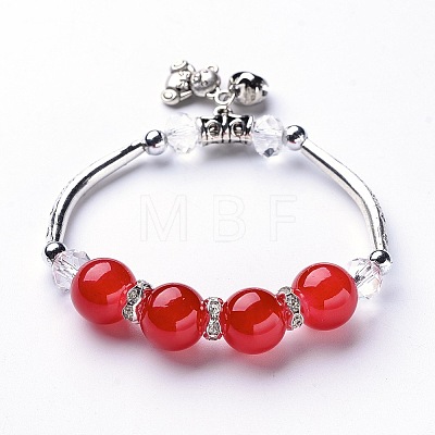 Alloy Charm Bracelets BJEW-L572-06A-1