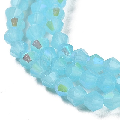 Imitation Jade Electroplate Glass Beads Strands LS-GLAA-F029-J4mm-D03-1