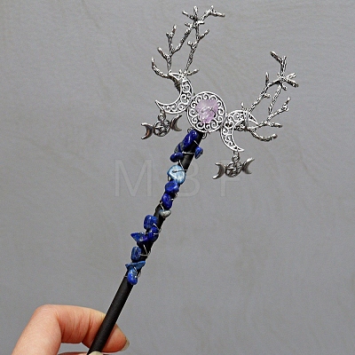 Natural Lapis Lazuli Viking Dragon Wands PW-WGF7DBE-21-1