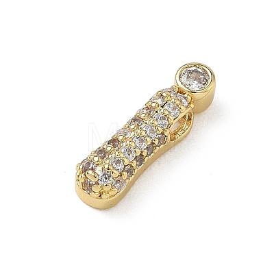 Brass Micro Pave Cubic Zirconia Pendants KK-A300-02G-I-1