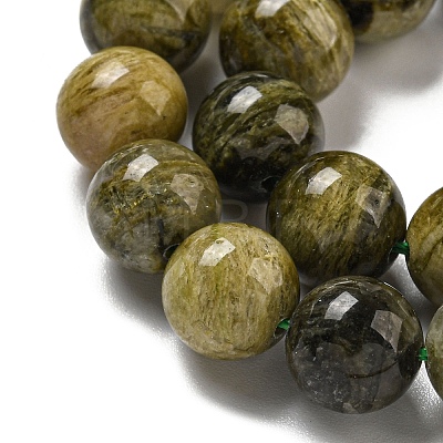 Natural Green Tourmaline Beads Strands G-B099-C05-05-1