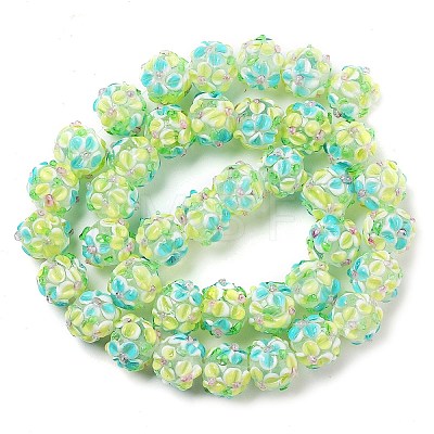 Handmade Lampwork Beads Strands LAMP-N021-015A-13-1