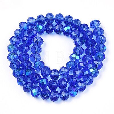 Electroplate Glass Beads Strands EGLA-A034-T1mm-L26-1