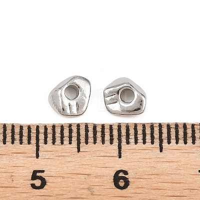 Irregular 304 Stainless Steel Beads STAS-D394-03A-P-1