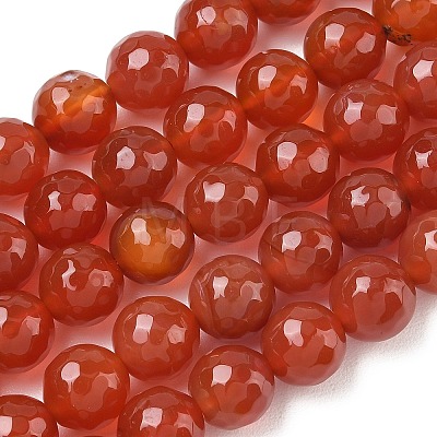 Natural Agate Beads Strands G-M435-B01-01P-1