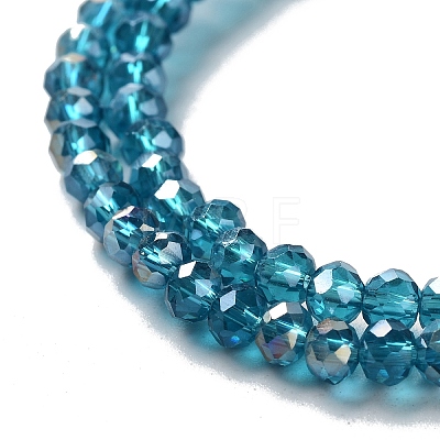 Electroplate Glass Beads Strands EGLA-R048-3mm-17-1