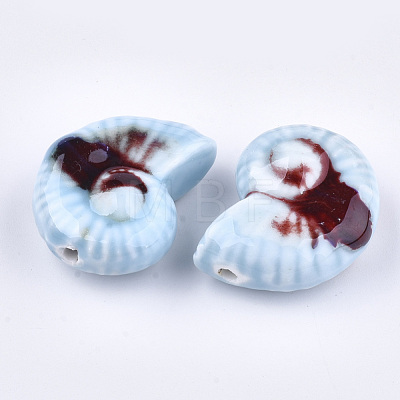 Handmade Porcelain Beads X-PORC-S498-32D-1