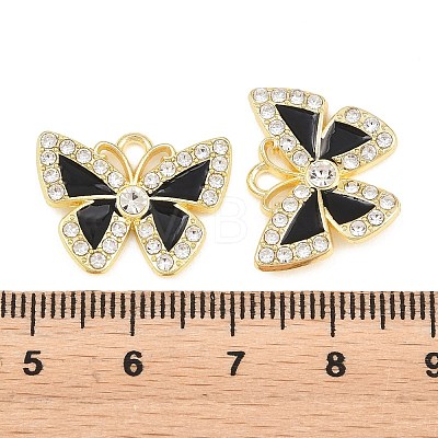 Alloy with Crystal Rhinestone Pendants FIND-C095-11G-1