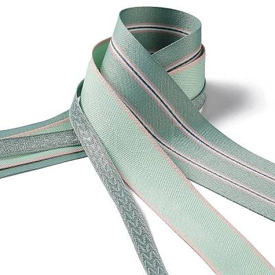 9 Yards 3 Styles Polyester Ribbon SRIB-C002-06F-1