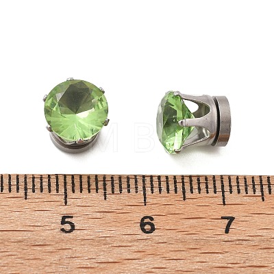 Cubic Zirconia Clip-on Earrings EJEW-L100-01P-05-1