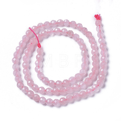 Natural Rose Quartz Beads Strands G-F596-20-3mm-1