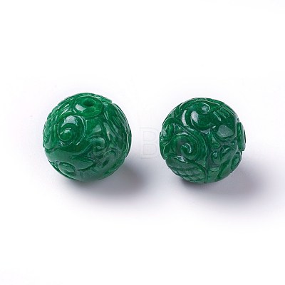 Natural Myanmar Jade/Burmese Jade Beads G-L495-26-1
