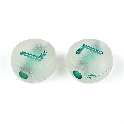 Luminous Frosted Acrylic Beads FACR-T008-02L-1