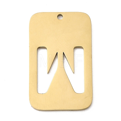 304 Stainless Steel Pendants STAS-D200-01W-G-1