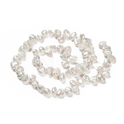 Natural Baroque Pearl Keshi Pearl Beads Strands PEAR-Q004-31-1