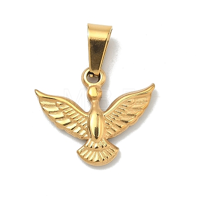 304 Stainless Steel Pendants STAS-F336-01A-G-1