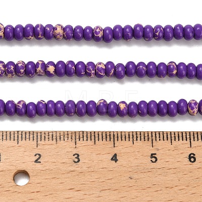 Synthetic Imperial Jasper Beads Strands G-Z110-B04-2x4mm-03-1