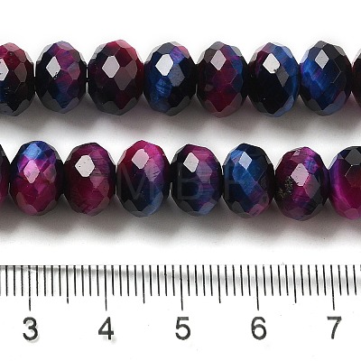 Natural Rainbow Tiger Eye Beads Strands G-NH0002-D02-04-1