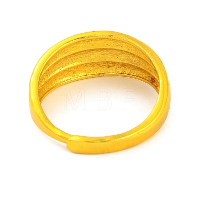 Brass Adjustable Rings for Women RJEW-G318-01G-1