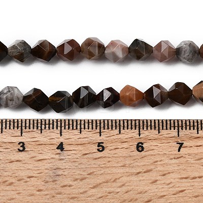 Natural Petrified Wood Beads Strands G-Z119-A21-01-1