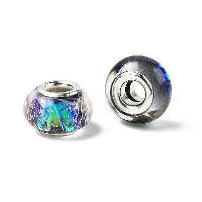 Drawbench Resin European Large Hole Beads DACR-S011-02-1