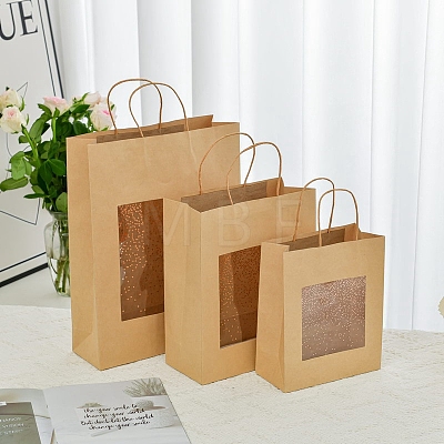 Folding Cardboard Paper Gift Tote Bags PW-WG64806-11-1
