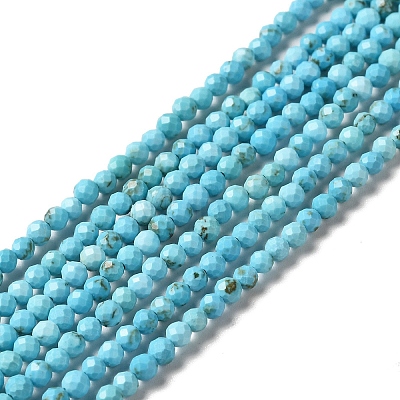 Natural Howlite Beads Strands G-C025-03B-02-1