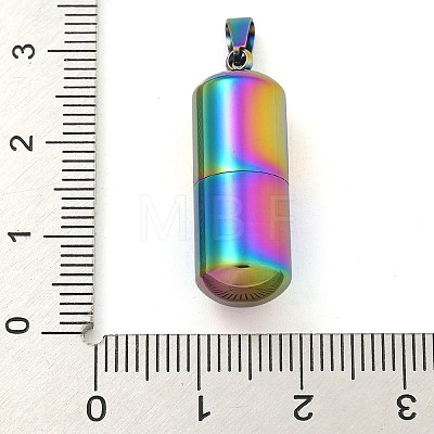 304 Stainless Steel Openable Urn Ashes Pendants STAS-M084-05D-1