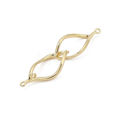 Brass Connector Charms KK-CBA0C2F-15G-1