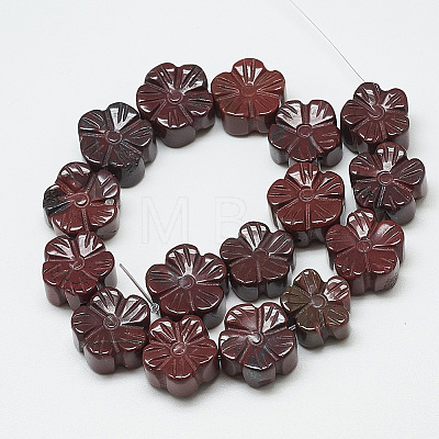 Carved Natural & Synthetic Mixed Gemstone Beads Strands G-T122-08-1