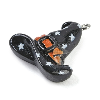 Halloween Theme Resin Pendants RESI-M046-01M-01-1