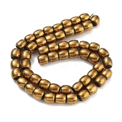 Synthetic Magnetic Hematite Beads Strands G-P545-H01-01A-1