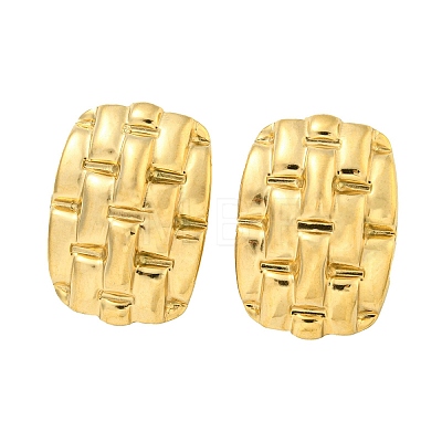 Ion Plating(IP) 304 Stainless Steel Ear Studs EJEW-P270-05A-G-1