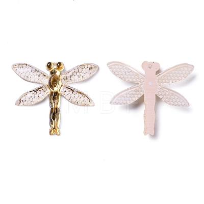 Transparent Resin Pendants RESI-WH0020-020A-1