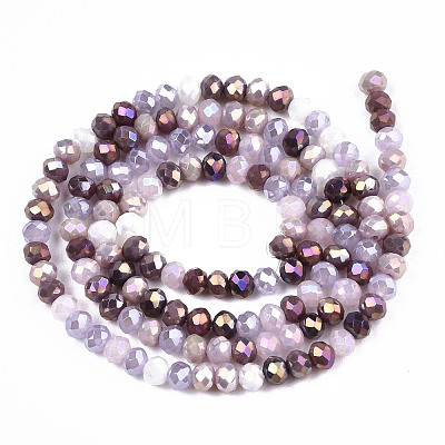 Opaque Glass Beads Strands GLAA-T006-12B-1