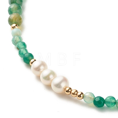 Natural Pearl Beaded Necklace NJEW-JN03765-03-1