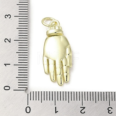 Brass Micro Pave Cubic Zirconia Pendants KK-E092-32G-1